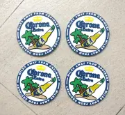 4pcs Corona Extra Rubber bar Mats drip mat beer coaster bar runner coasters pubs