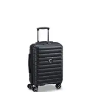 Delsey Shadow 5.0 Hardside Small / Cabin Exp 55 cm Spinner Suitcase Black