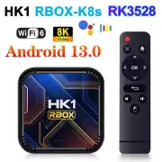 8K UHD Android 13 4+32GB 5G WIFI BT USB Smart TV Box Quad Core 3D Media Player