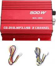 500W 2.0 Channel Audio Power Amplifier Mini AMP Stereo Receiver HiFi Stereo Amplifier