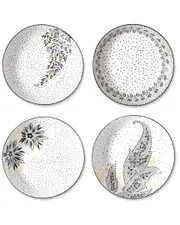 Portmeirion Set of 4 Artisanne Noir Pasta Bowls