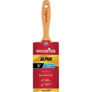(3)-Wooster Alpha 3 In. Firm Flat Varnish Paint Brush Model: 4233-3