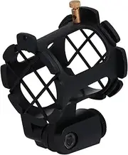 YARNOW Condenser Microphone Mount Vibration Clip Holder Angle Mic Holder for Touring Recording Vlogging Lightweight Portable Reduce Background Noise