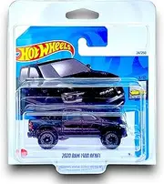 Hot Wheels - 2020 RAM 1500 Rebel - Factory Fresh 3/10 - HTD63 - Short Card - Pickup Truck - Black - Mattel 2024-1:64