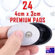 TENS EMS MACHINE REPLACEMENT PADS - 4cm x 3cm x 24 ELECTRODE PADS