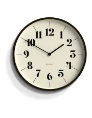 [Newgate] Wood Hopscotch Dial Mr Clarke Clock in Creem