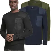 Brandit MILITARY Army Crewneck Sweater BW Sweater Olive L