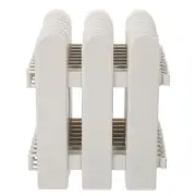 10 Pcs White Guardrail Garden Fence Deck Fences Solar Powered Lights