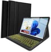 Microsoft Surface Pro 8-13 Inch Backlit Keyboard Case, 7 Colors Backlight