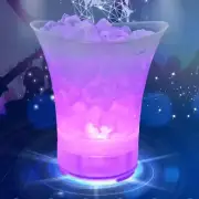 5L Beer Ice Bucket LED Colour Changing Luminous Plastic KTV Bluetooth Speaker