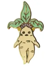 Harry Potter - Mandrake enamel pin - Free AU Post - AU Stock