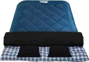 Sleeping Bag, Single Double Camping Bags 3 Season Warm Portable Water Resistant