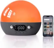 Sunrise Alarm Clock- Bluetooth Speaker with Smart Clocks for Dark Grey