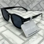 NWT West Loop Round Black Sunglasses NS0822 23 464 001 VL FWG 100% UVA-UVB