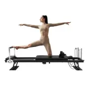 Fortis Foldable Pilates Reformer Machine Gym Exercise Home Workout