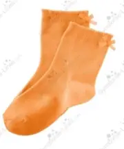 NWT GYMBOREE Panda Academy Orange socks Girl Size 8 & Up
