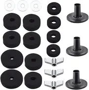 Abaodam 1set Cymbal Felt Pads for Drum Kits Skid Cymbal Clutch Accessories for Improved Sound Quality and Performance