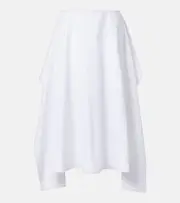 [Loewe] Loewe Cotton midi skirt UK 12 white