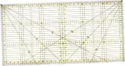 NOLITOY Patchwork Ruler Transparent Quilting Ruler for Accurate Measurement and Marking Sewing Projects for Quilting and Crafting