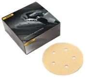 Mirka 23-321-100 5" 5-Hole 100 Grit Dustless Adhesive Sanding Discs - 100 Pack