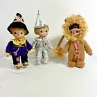 Wizard of Oz Scarecrow Tin Man Lion Precious Moments Ashton Drake 6" New in Box
