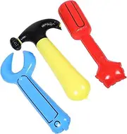 SUPVOX 1Set Inflatable Tool Set for Construction Themed Party Supplies Pretend Play Hammers Wrenches Screwdrivers for Birthday Celebrations Educational Fun
