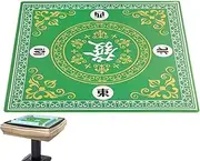 Mahjong Mat - 31.5x31.5 Inches Square Board Games Table Mat | Anti-Skid Cards Playmat, Tabletop Cover, Game Mat for Mahjong, Poker Card Board Games