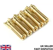 5 x 4mm Low Profile Gold Bullet Connectors Banana Plugs RC Lipo Battery