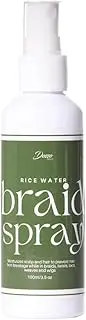 Dosso Beauty Rice Water Braid Spray, Spray Moisturizer for Box Braids, Twists & Locs, Prevent Breakage & Moisturizes Scalp, 100 ml, 3.5 oz