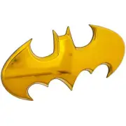 Batman Car Emblem Batwing 3D Yellow Chrome DC Comics Automotive Decal Sticker...