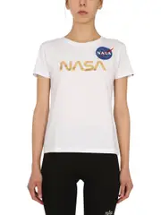 [Alpha Industries] Alpha Industries-"Nasa" T-Shirt-Donna M