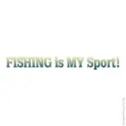 Fishing Is My Sport Fish, Vinyl Decal Sticker, 40 Patterns & 3 Sizes, #1727