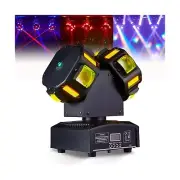 LED Moving Head Dj Lights 8 LEDs DJ Lighting RGB Beam Rotating Stage Lights S...