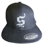 Stizy unisex Superlite Sports Performance Adjustable Visor Black