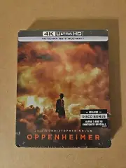 OPPENHEIMER 4K UHD STEELBOOK BRAND NEW SEALED OOP MINT