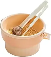 Cosmetic Brush Washing Tool | Silicone Brush Cleaning Bowl Tool | Makeup Brush Cleaning Tool Organizer for Cleaning Makeup Brushes Sponges