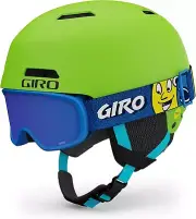 Giro Crue MIPS Kids Ski/Snowboard Helmet & Goggles Combo Matte Green Youth Small