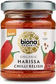 Biona Organic Relish Harissa Chill 125g