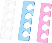 VICASKY Professional Nail Art Separator 3pcs Toe Spacer Set Pedicure Tool Silicone Material Hair Salon Supplies