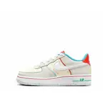 NIKE 耐吉 運動鞋 AIR FORCE 1 LV8 象牙色 藍色 紅色 新品 FQ8350-110