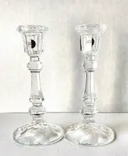 Rare Vintage Candlestick Monceaux by CRISTAL D'ARQUES France
