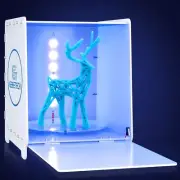 360° Rotating UV Light Curing Box - Ideal for 3D Resin Models with Glow Effect