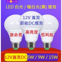 在飛比找蝦皮購物優惠-15W 9W 5W 12V 24V LED燈泡 露營燈 電瓶