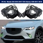 Left Right LED Fog Lights Lamp For Mazda CX3 2016 2017 CX4 Atenza /CX9 2017 2018 (for: Mazda)