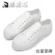 【FUFA Shoes 富發牌】小日子帆布厚底休閒鞋-黑/白/奶茶/粉 1CMA01(帆布鞋/厚底鞋/餅乾鞋)