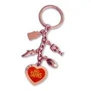 Gold Coast Suns AFL Charm Keyring Key Ring With Logo Charms