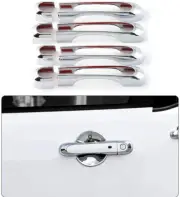 Exterior Car Door Handle Cover Shell Trim Frame for Jeep Renegade 2016-22 Chrome (for: Jeep)