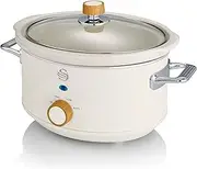 [Swan] SF17021WHTN Nordic Slow Cooker with 3 Temperature Settings, Keep Warm Function, 3.5L, 200W, White