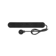 Hpm 2400W 6 Outlet Powerboard Black