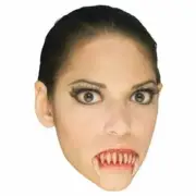 Rubies - New Theatrical Nightwing Teeth Vampire Fangs Stay-Put Dentures